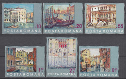 RUMÄNIEN - ROMANIA - 1972 UNESCO Rettet Venedig Mi.3053-58 Postfr.(22556 - Andere & Zonder Classificatie