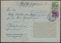 Bedarfsbrief Landpost/Posthilfstelle Wüstwillenroth über Wächtersbach (20608 - Other & Unclassified