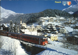 11998887 Fiesch Mit Furka-Oberalp-Bahn Fiesch - Altri & Non Classificati