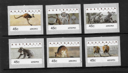 Australia 1994 MNH (S/A) Aeropex Counter Labels - Nuevos