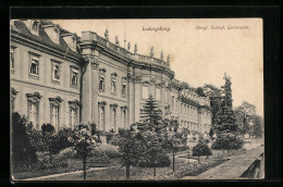 AK Ludwigsburg / Württ., Königl. Schloss, Gartenseite  - Ludwigsburg