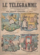 Revue LE TELEGRAMME   N°95 Decembre 1902    Couv HENRIOT. (CAT4091 / 095) - 1900 - 1949