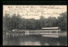 AK Berlin-Schlachtensee, Restaurant Alte Fischerhütte  - Zehlendorf