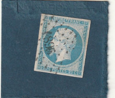 ///   FRANCE /// N° 14 Bleu 20cts  Bleu  Clair (ciel) Marseillan Herault - 1853-1860 Napoléon III