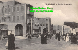 R417359 Port Said. Native Quarters. The Cairo Postcard Trust. Serie. 600 - World