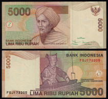 Indonesien - Indonesia 5000 Rupiah Banknote 2001 VF (3) Pick 142 (23419 - Otros – Asia