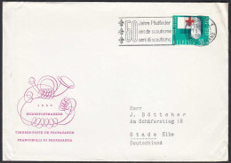 50 Jahre Pfadfinder Stempel Aus Bern 1963 Brief Nach Stade  (23773 - Europe (Other)