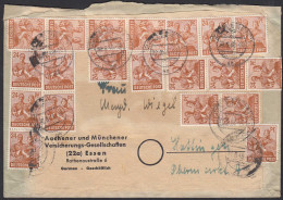 Alliierte Besatzung 22.06.1948 Essen ZEHNFACH-FRANKATUR   (20609 - Autres & Non Classés