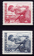 Schweden - Sweden 1973 Mi. 804-05 ** 75 Jahre Gewerkschaftsbund   (6954 - Andere & Zonder Classificatie