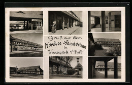 AK Wenningstedt Auf Sylt, Acht Ansichten Aus Dem Nordsee-Sanatorium  - Sylt