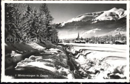 11965177 Davos GR Wintermorgen Wintersportplatz Davos Platz - Sonstige & Ohne Zuordnung