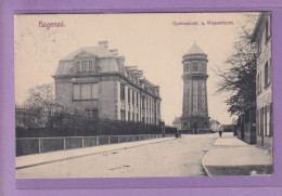 OLD POSTCARD - HAGENAU - GYMNASIUM - WASSERTURM - Haguenau