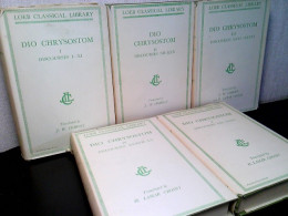 Konvolut: 5 Bände Dio Chrysostom - Band I - Band V. - Reprint Des Originals Von 1932 - Philosophy