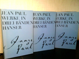 Konvolut: 3 Bände (von3) Jean Paul - Werke In Drei Bänden - Komplette Ausgabe. - Autori Tedeschi