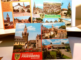 Friedberg / Hessen. Konvolut. 4 X Alte Ansichtskarte / Postkarte Farbig, Ungel., Ca 70 / 80ger Jahre ?. 2 X Me - Andere & Zonder Classificatie