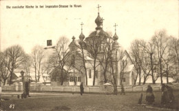 CPA Kowel Ukraine, Russische Kirche In Der Imperator-Straße - Ucrania