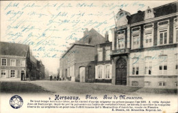 CPA Herseaux Herseeuw Mouscron Wallonien Hennegau, Rue De Mouscron - Autres & Non Classés
