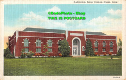 R417436 Okla. Auditorium. Junior College. Miami. Genuine Curteich Chicago. C. T. - Monde