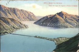 11960647 Monte San Salvatore Vista Sul Lago Di Lugano E Ponte Di Melide Lugano - Sonstige & Ohne Zuordnung