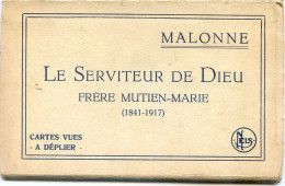 Malone - Carnet Complet De 10 Cartes - Le Serviteur De Dieu - Frère : Mutien Marie 1841-1917 - Autres & Non Classés