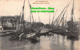 R417069 Alexandria. Mahmoudieh Canal. The Cairo Postcard Trust. Serie. 598 - World