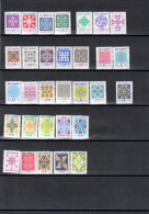 Turkey-officials Standart Issues 1996-2003 Years-31 Stamps  .MNH** - Sonstige & Ohne Zuordnung