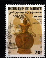 - DJIBOUTI - 1988 - YT N° 640 - Oblitéré - Art Traditionnel - Dschibuti (1977-...)