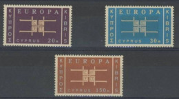 CHYPRE  1963 EUROPA  217 -219  ** - Unused Stamps