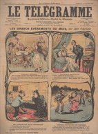 Revue LE TELEGRAMME   N°100 Janvier 1903  Couv JEAN D'AURIAN   (CAT4091 / 100) - 1900 - 1949