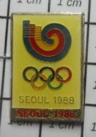 912b Pin's Pins / Belle Qualité Et Rare /  JEUX OLYMPIQUES / SEOUL 1988 ESCARGOT CARACOL XEROX - Olympic Games