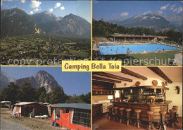 12071599 Susten Leuk Panorama Schwimmbad Camping Bella Tola Bar Susten - Altri & Non Classificati