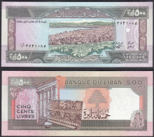 LIBANON - LEBANON 500 Livres 1988 Pick 68 UNC (1)    (28337 - Other - Asia