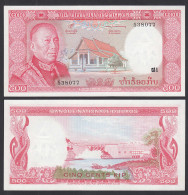 Laos - Lao  500 KIP Banknote (1974) Pick 17 UNC (1)      (29690 - Autres - Asie