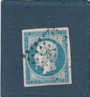 ///   FRANCE /// N° 14 Bleu 20cts  Bleu  Franc - 1853-1860 Napoléon III