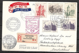 Philipskaart Met 1951 Zomerzegels NVPH 568 (2) 569 / 571 Naar Duitsland - Covers & Documents