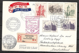 Philipskaart Met 1951 Zomerzegels NVPH 568 (2) 569 / 571 Naar Duitsland - Lettres & Documents