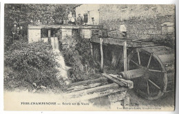 CPA 51 FERE-CHAMPENOISE Scierie Sur La Vaure - Fère-Champenoise