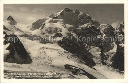 12036207 Piz Bernina Blick Von Diavolezzahuette Piz Bernina - Sonstige & Ohne Zuordnung