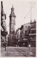 Spain - RPPC Valencia Plaza Y Torre De Santa Catalina Posted 1930 To Reichenberg - Valencia