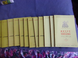 Revue D'histoire Du Théatre 14 Numéros Entre 1966 Et 1973 - Autres & Non Classés