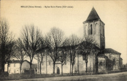 CPA Melle Deux Sèvres, Kirche Saint Pierre - Sonstige & Ohne Zuordnung