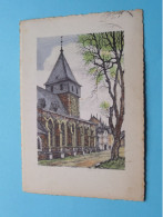 Eglise St. PIERRE > Bastogne D'après Le Gravure De Géo FOSTY ( Uitg.: Géoluc ) 1958 ( Zie/voir SCANS ) ! - Bastenaken