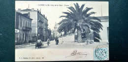 06 , Cannes , Coin De La Gare Et Postes Début 1900 - Cannes
