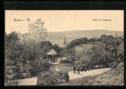 AK Hagen I. W., Partie Im Hofgarten  - Hagen