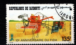 - DJIBOUTI - 1988 - YT N° 645 - Oblitéré - FIDA - Gibuti (1977-...)