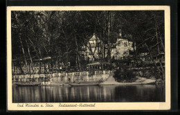 AK Bad Münster Am Stein, Restaurant Huttental  - Bad Münster A. Stein - Ebernburg