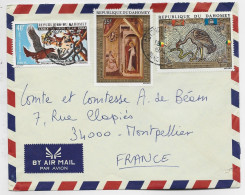 DAHOMEY 35FR+40FR+ 35FR UNSECO LETTRE COVER AIR MAIL COTONOU 18.4.1974 - Benin - Dahomey (1960-...)