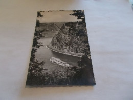 DER RHEIN DIE LORELEY ( ALLEMAGNE GERMANY ) BELLE VUE AVEC GROS BATEAU  1962 CACHET AU DOS - Loreley