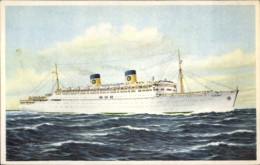 CPA Dampfschiff SS Homeric Auf Dem Meer, Home Lines - Sonstige & Ohne Zuordnung