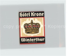 12028407 Winterthur Hotel Krone Winterthur - Autres & Non Classés